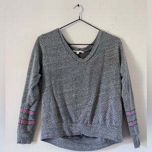 Rebecca Minkoff Embroidered Fleece Lined Long Sleeve XXS